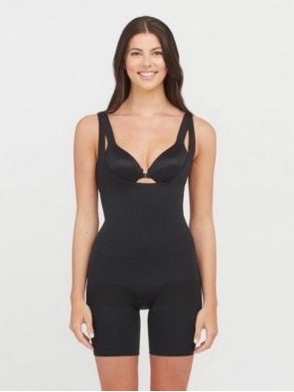 Spanx Black Tummy Control Shapewear Bodysuit